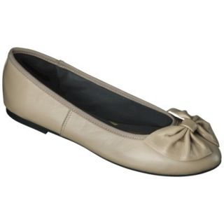 Womens Sam & Libby Chelsea Bow Genuine Leather Flat   Fawn 9.5