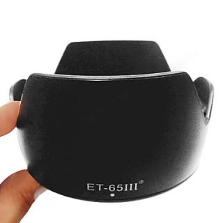 Flower ET 65 III Lens Hood for Canon EF 85mm 100mm 135mm 100 300 70 210mm ET 65III