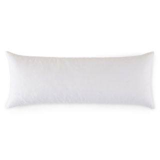 Pacific Coast 36x14 Feather/Down Bolster Pillow, White