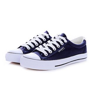 Mens Classical Canvas Shoes Sneakers(Dark Blue)