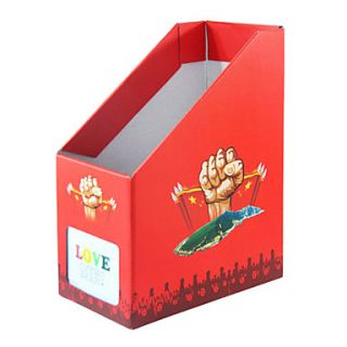 DIY Fashion Red Aigo Paper Storage Box