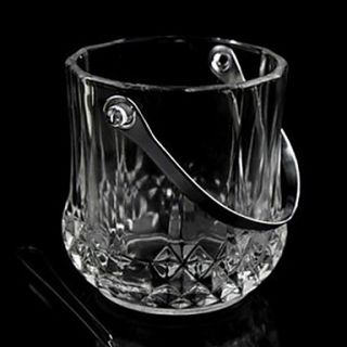 Ice Bucket with Stainless steel Handle, Glass 545.5