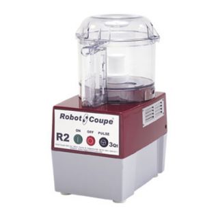 Robot Coupe Cutter Mixer w/ 3 qt Clear Bowl, Smooth Edge S Blade & 1 Speed