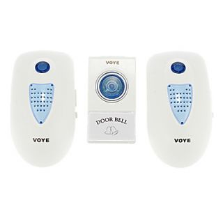 VOYE V003A2 Mini Wireless 38 Tunes Melody Digital Doorbell Alarm