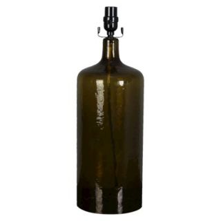 Threshold Artisan Glass Bottle Lamp Base   Green Large (Includes CFL Bulb)