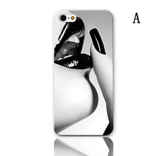 Lovely Robot Series Design Pattern Hard Case with 3 Pack Screen Protectors for iPhone 5/5S