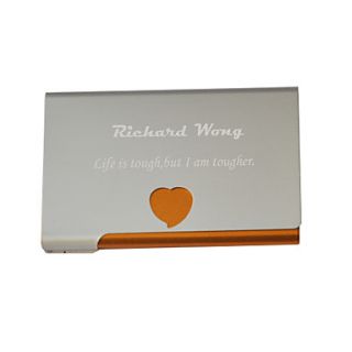 Personalized Hollow out Heart Design Cardcase (More Colors)
