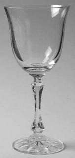 Towle Kirkland Wine Glass   Clear, Plain Bowl,Multisided Stem