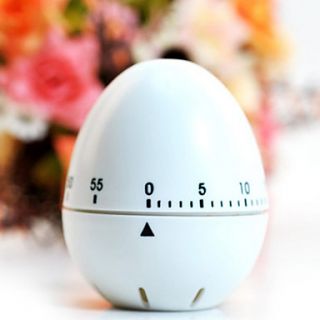 Egg Shaped 60 Minute Kitchen Cooking Mechanical Timer