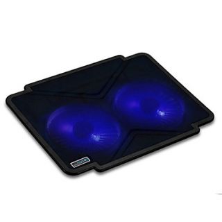 Thin Ice 1 ProCoolcold Metal Mesh Dual Silent Fans Notebook Cooler Pad