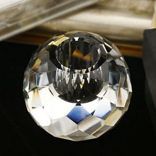 Glittering Crystal Ball Candle Holder in Gift Box
