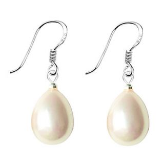 Water Drop Shaped Pearl Earring (Assorted Colors)