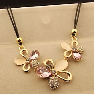 Daphne Exaggerated Fashion Flower Clavicle Chain Necklace (Screen Color)