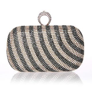 Freya WomenS Fashion Diamond Banquet Bag(Silver)