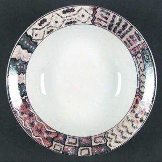 Furio Fuo25 Coupe Cereal Bowl, Fine China Dinnerware   Animal Print,Arrows&Recta