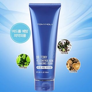 [TONYMOLY] DR. TONY AC Control Acne Cleansing Foam 150ml (For Trouble, Combination, Sensitive Skin)