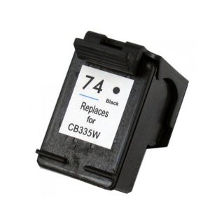Hp Cb335wn (hp 74) Black Compatible Ink Cartridge (BlackPrint yield 200 pages at 5 percent coverageNon refillableModel NL 1x HP 74 BlackThis item is not returnable  )