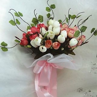 Gorgeous Free form Satin Wedding Bouquet