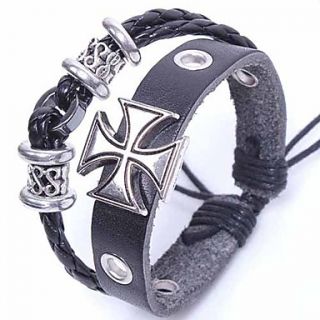 Shining Infinity Style Vintage Ancient Rome Cross Bracelet (Screen Color)
