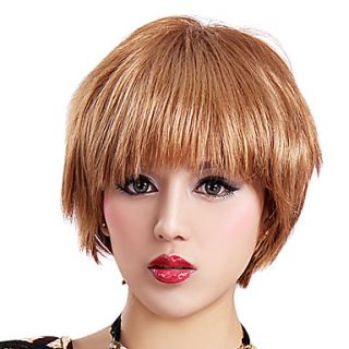 Harajuku Style Cosplay Capless Short High Quality Synthetic PUPA Mixed Blonde Curls Wig