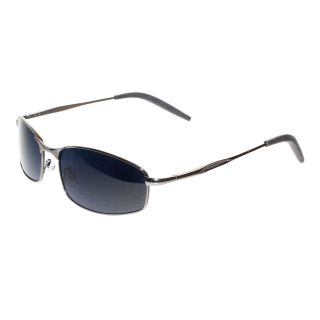 Dockers Polarized Rectangle Sunglasses, Gun/prp/bl, Mens