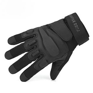 Black Tactical Hunting And Shooting Full Finger Gloves