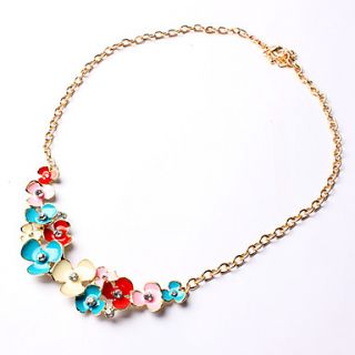 ME Gold Plated Flower Lovely Necklace