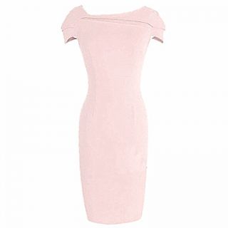 MS Pink Slim Fit Dress