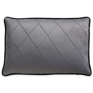 Torino 18 Oblong Decorative Pillow, Black/Grey