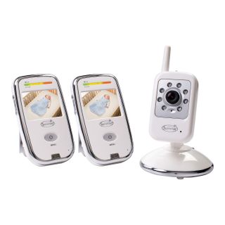 Summer Infant Dual Coverage Digital Color Video Monitor Set, White