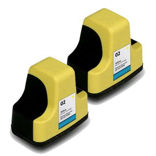 Hp 02 (c8773wn) Yellow Ink Cartridge (pack Of 2) (CyanPrint yield 400 pages at 5 percent coverageNon refillableModel NL 2x HP 02 YellowThis item is not returnable Warning California residents only, please note per Proposition 65, this product may conta