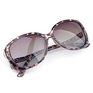 Aulong Womens Polarized Light Gradual Change Leopard 77 Sunglasses