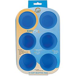 Wilton Stain And Odor resistant Easy flex 6 cup Silicone Muffin Pan