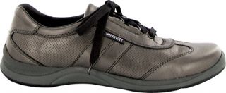 Womens Mephisto Laser Perf   Grey Perl Calfskin Casual Shoes