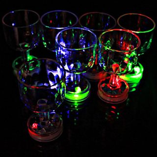 Color Flashing Small Goblet with LED Flash Light(1 PCS)