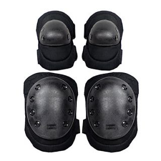 2 Pieces Knee Pads and 2 Pieces Elbow Pads Outdoor Sports Protective Sets