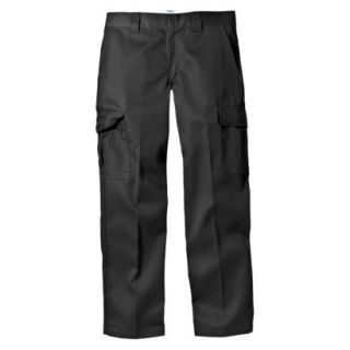 Dickies Mens Relaxed Straight Fit Cargo Work Pants   Black 42x30