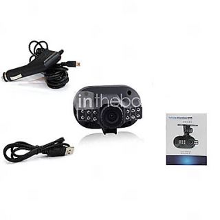 1.4 Inch 140 Degree Wide Angle View Car DVR Support LED Night Vision
