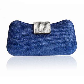 ONDY NewUpscale Boutique Sequined Clutch Evening Bag (Navy Blue)