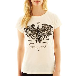 I Jeans By Buffalo Eagle Tee, Bisque, Womens