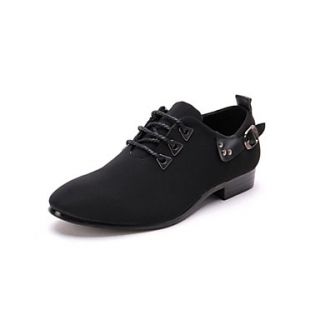 Leather Mens Flat Heel Comfort and Fashion Oxfords Shoes With Lace up for Party/Evening