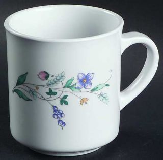 Pfaltzgraff April  Melamine Mug, Fine China Dinnerware   Stoneware, Floral On Ri