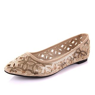 Womens Fashion Cut Out Flat Shoes(Screen Color)