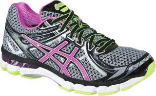 Womens ASICS GT 2000™ 2   Black/Orchid/Flash Yellow Running Sneakers