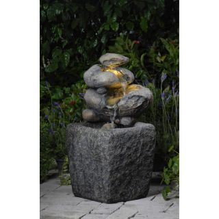 Rock Led Light Outdoor/ Indoor Water Fountain
