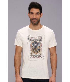 Lucky Brand Captain Card Graphic Tee Mens T Shirt (Beige)