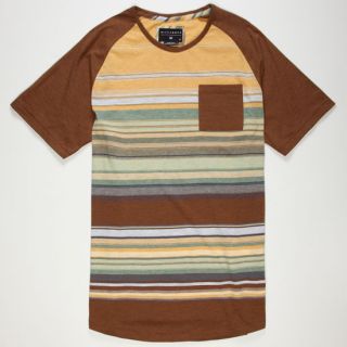 Cruiser Mens Pocket Tee Gold In Sizes Large, Small, Medium, X Large,
