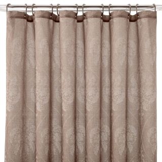 ROYAL VELVET Bonaventure Shower Curtain, Beige