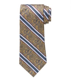 Signature Gold Tapestry with Stripe Tie JoS. A. Bank