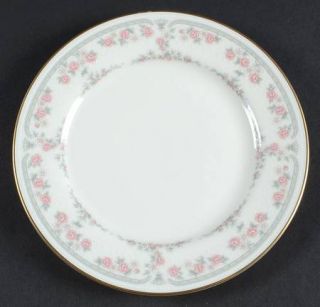 Franciscan Stanfield Bread & Butter Plate, Fine China Dinnerware   Bone, Pink Ro